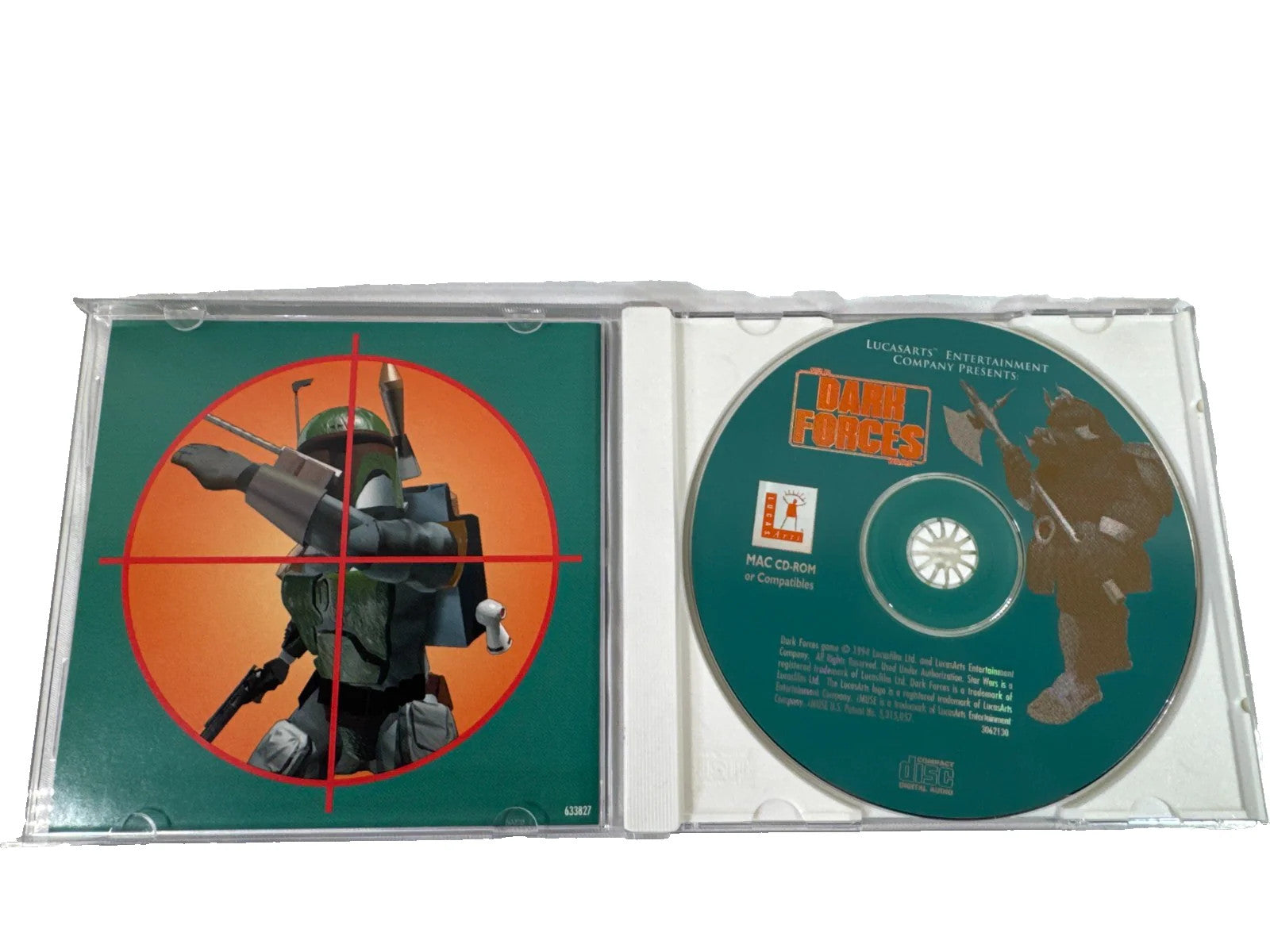 Hasbro Star Wars Dark Forces PC CD-ROM LucasArts Vintage Game 1995