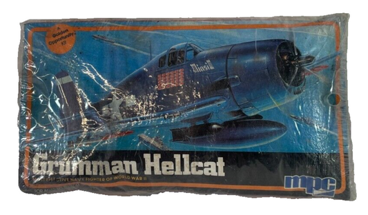 Vintage MPC Grumman Hellcat Model Kit L-4004 WWII Fighter SEALED Rare 2065