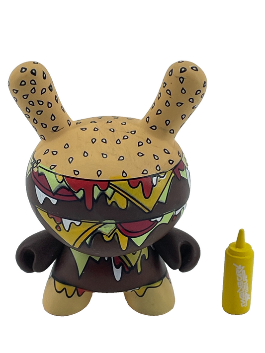 Kidrobot Dunny 3" TWELVE CAR PILEUP Burger Designer Vinyl Figure Series 4 2007