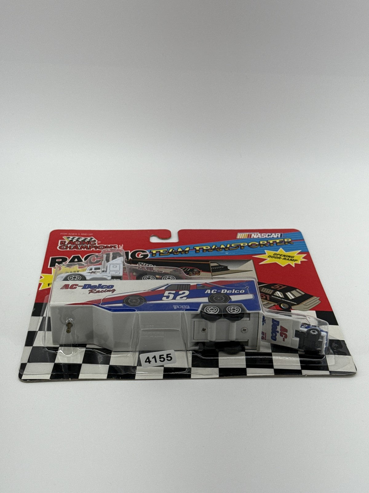 Vintage Racing Champions NASCAR Team Transporter AC Delco #52 Diecast New 1994