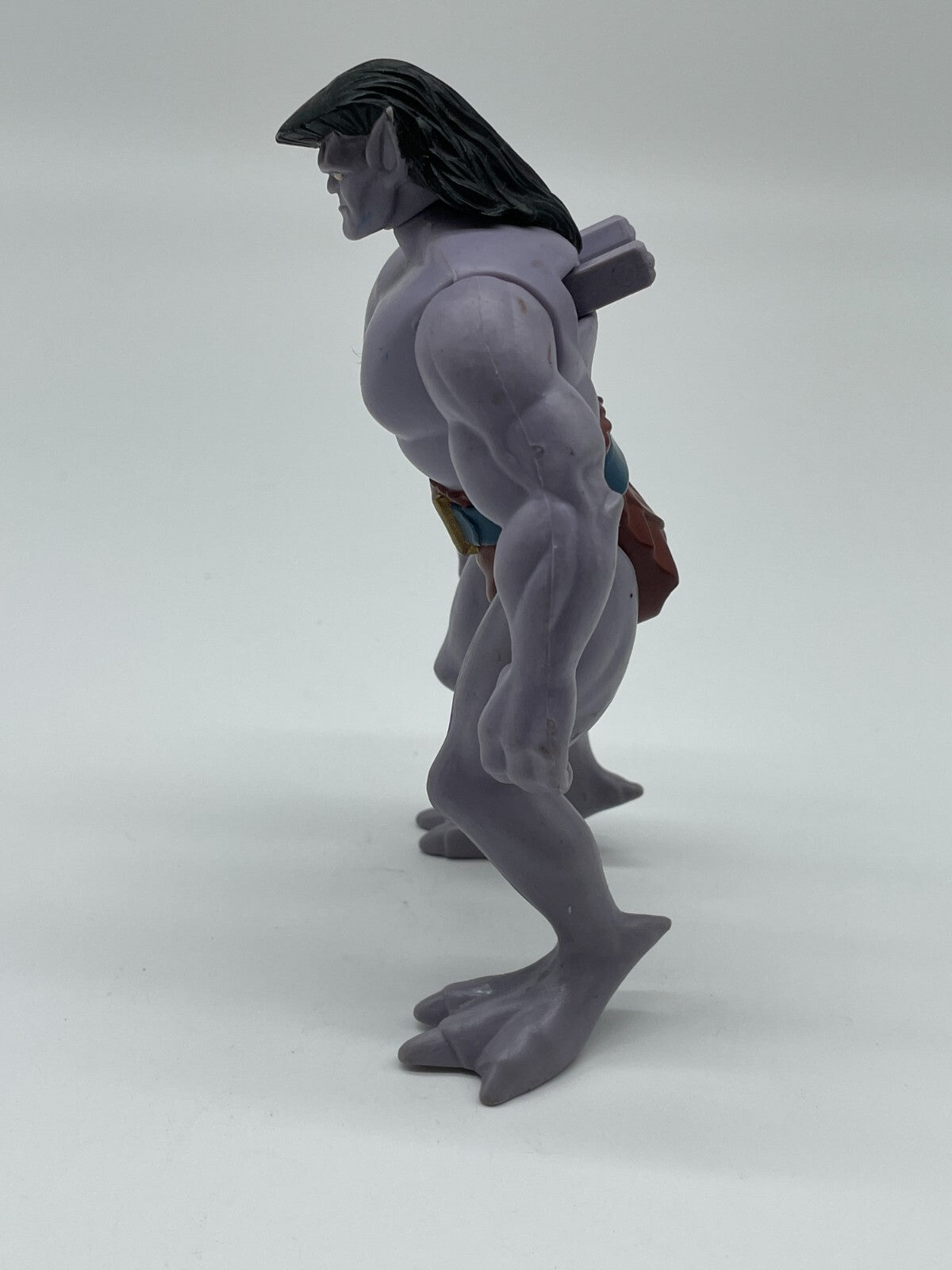 1995 Kenner Disney Gargoyles Goliath Figure 5" Purple Loose No Wings or Tail
