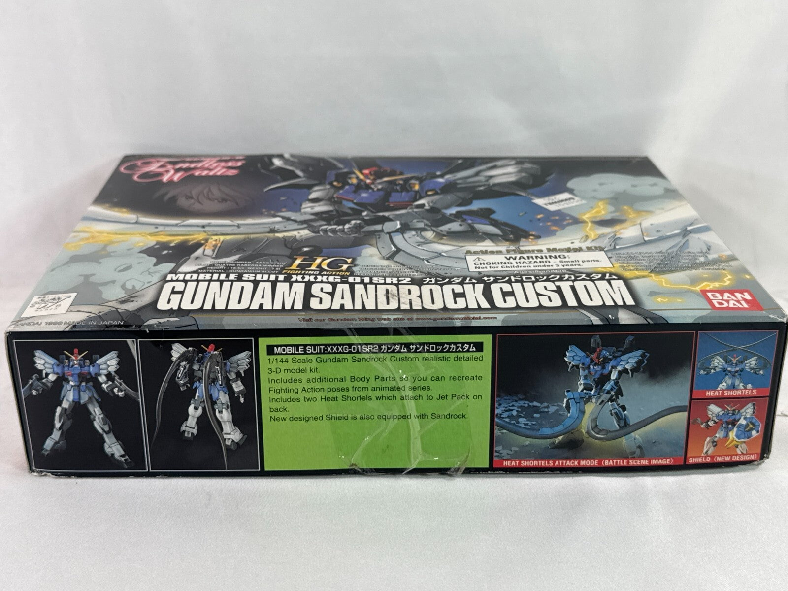 Bandai Gundam Wing Endless Waltz Sandrock Custom HG 1/144 EW-07 Model Kit Open