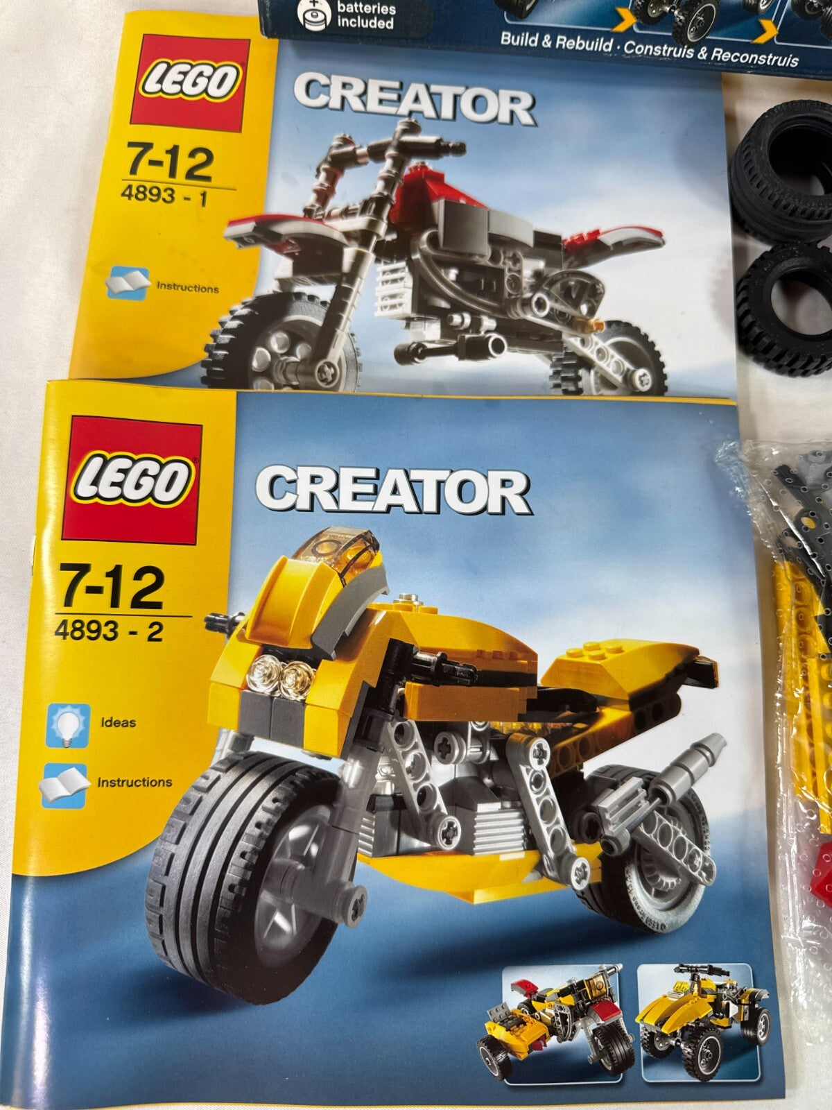 LEGO Creator 4893 Revvin' Riders Motorcycle Chopper 8in1 Sound Brick 360pcs Seal