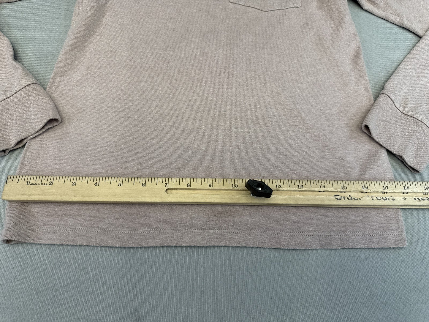 Patagonia 53335FA21 Long Sleeve Crewneck Shirt Unisex XS Gray Hemp Organic