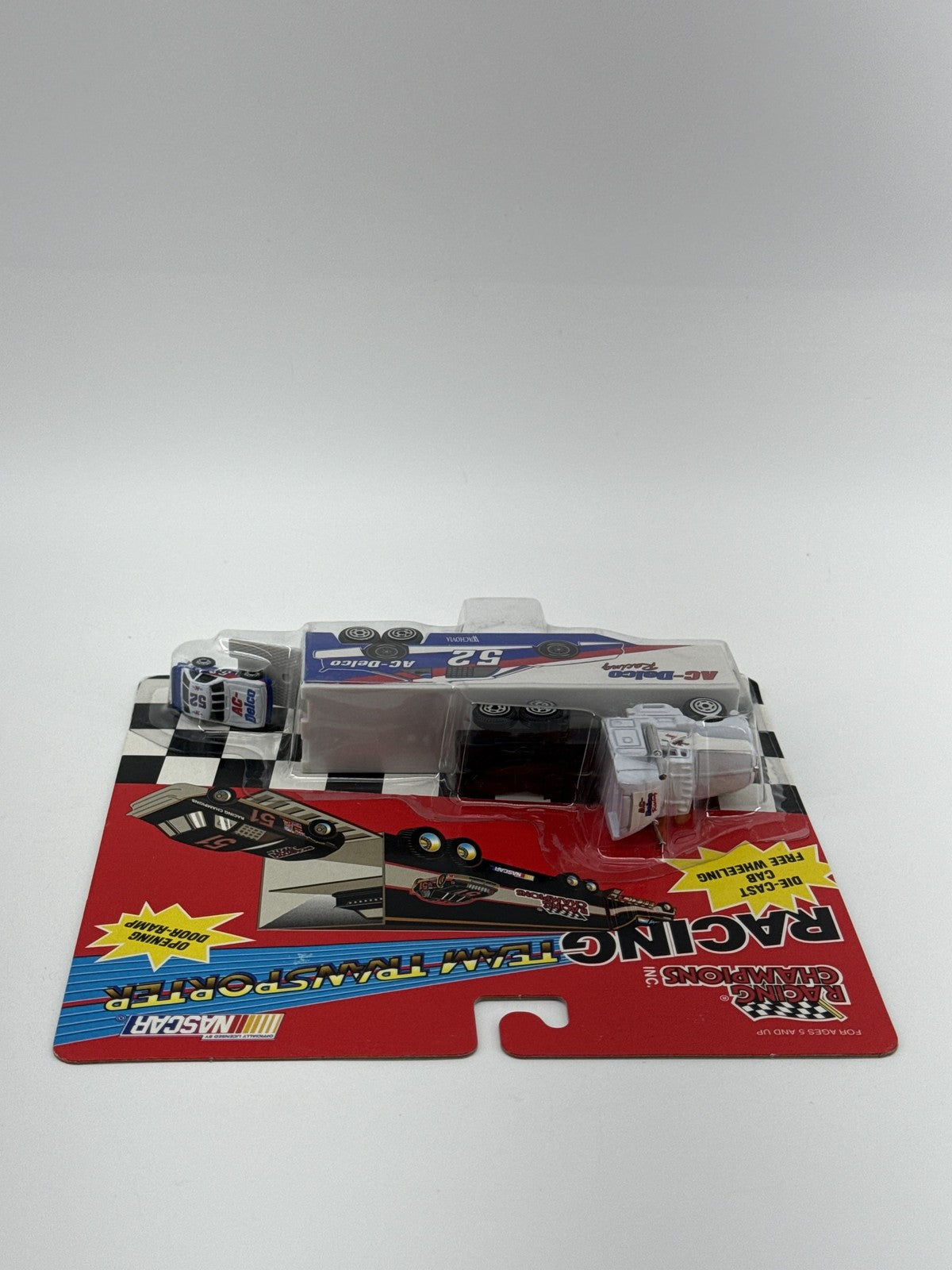 Vintage Racing Champions NASCAR Team Transporter AC Delco #52 Diecast New 1994