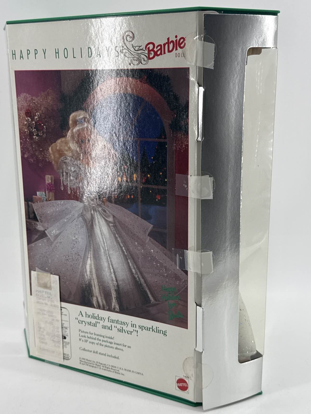 1992 Happy Holidays Special Edition Barbie, Silver Dress