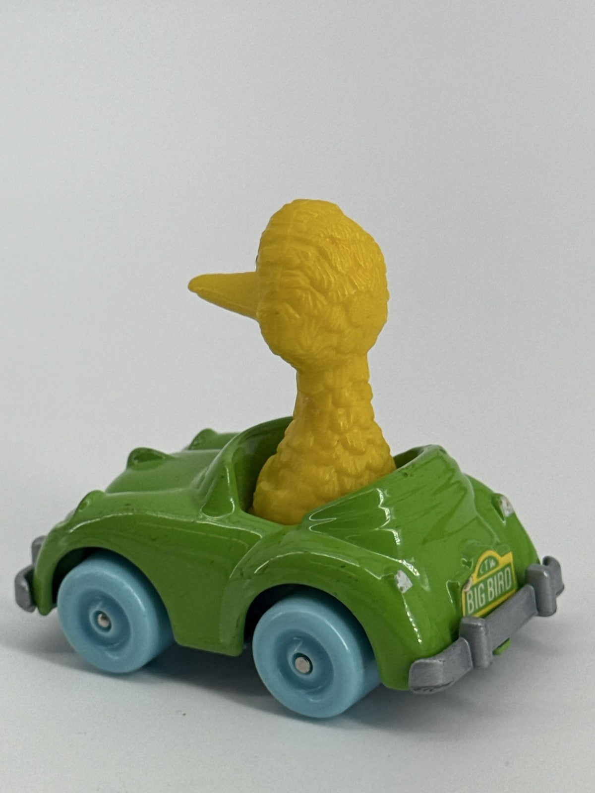 1983 Playskool Sesame St Big Bird Green Diecast Car