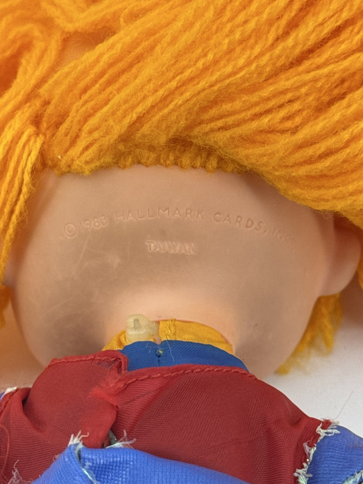 1983 Rainbow Brite 10" Doll Plush Mattel Hallmark Orange Yarn Hair