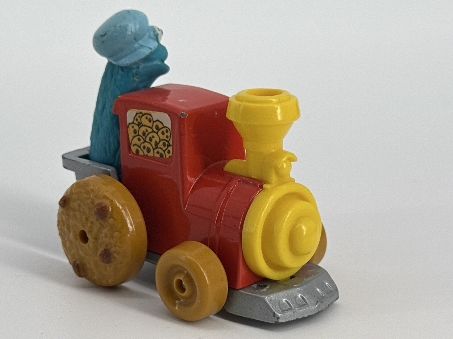 1981 Playskool Sesame Street Cookie Monster Train Engine Toy