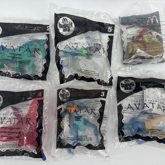 2009 McDonald's Avatar Happy Meal Toy Sealed MIP Figures