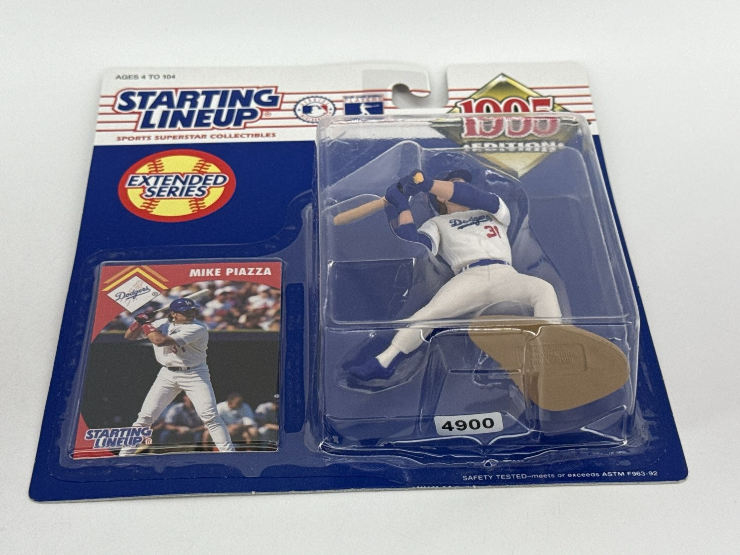1995 Starting Lineup Extended Mike Piazza LA Dodgers Baseball Figure #31