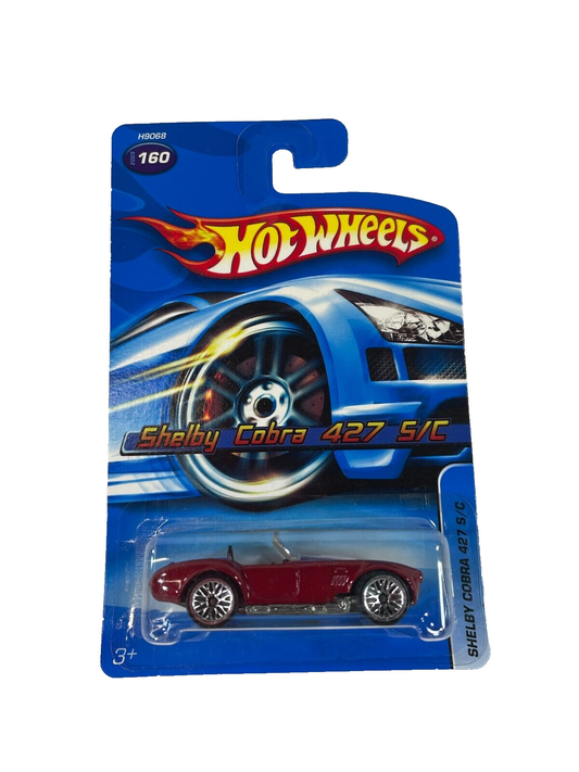 Hot Wheels Shelby Cobra 427 S/C Maroon 2005 Series #160 Die-Cast Car