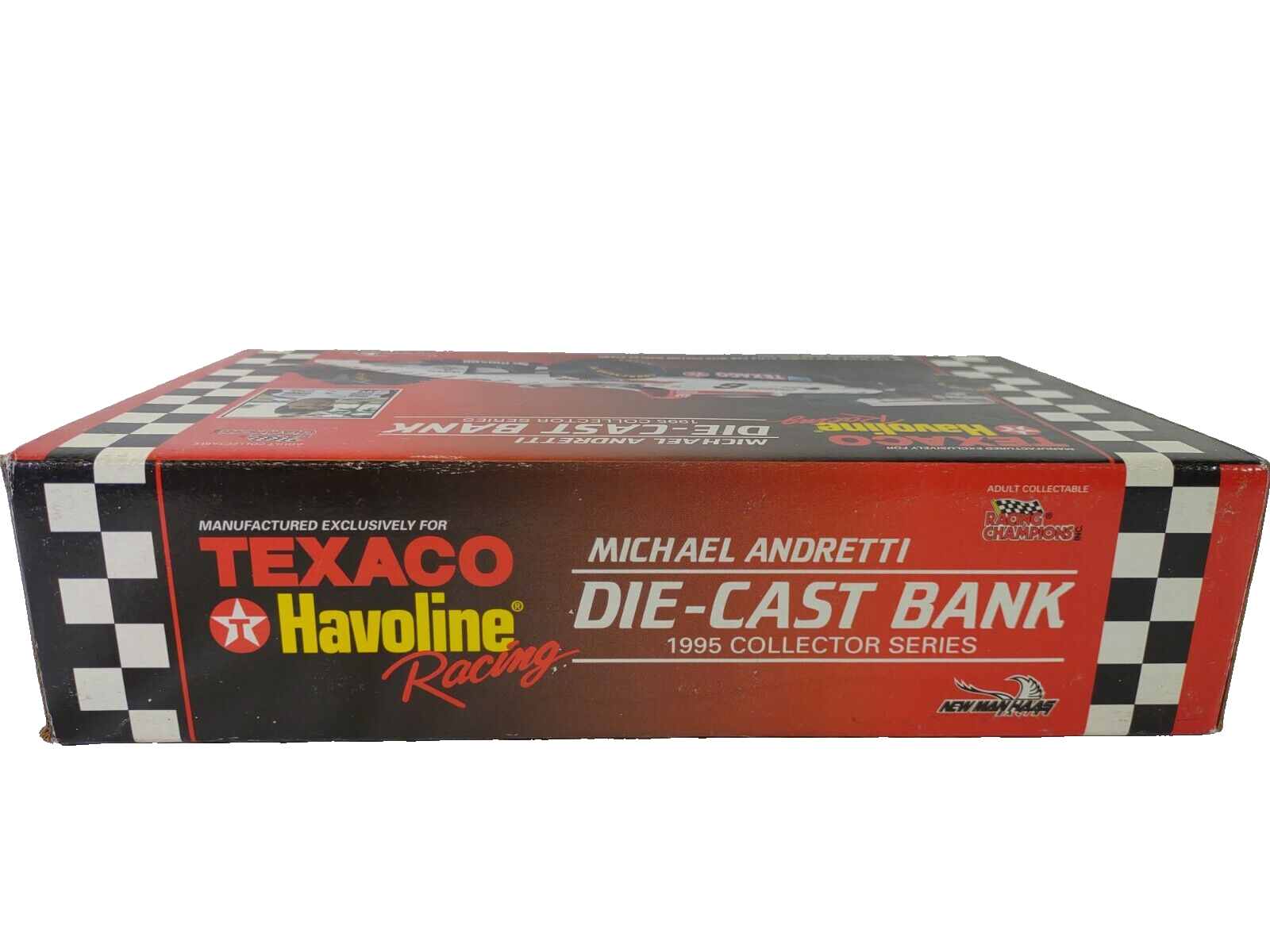 1995 Texaco Havoline Michael Andretti Die Cast Bank 1:24 Car Racing Collectible