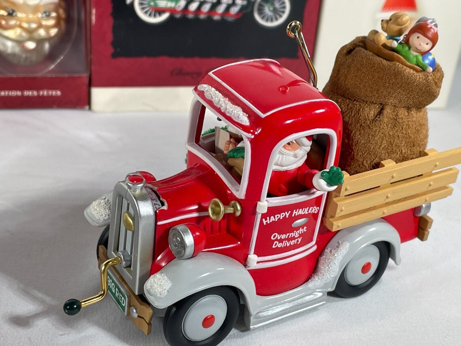 Hallmark Keepsake Ornament Lot 6 Vintage Rare Santa Charmer Cocoa Bicycle DB