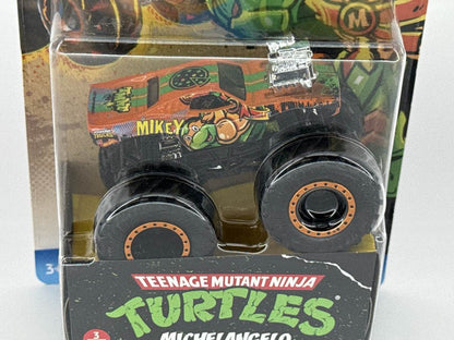 Hot Wheels TMNT Monster Truck Michelangelo Mikey Nickelodeon 3/4 NIP 2022