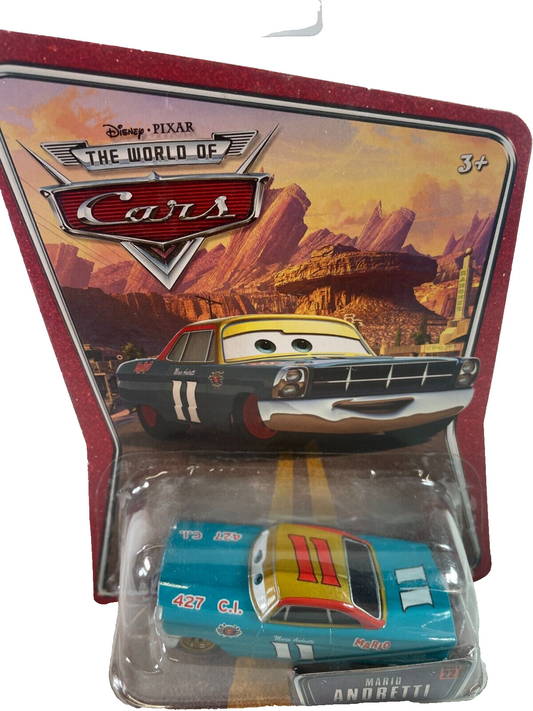 Disney Pixar Cars Mario Andretti Die-Cast #22 - New & Sealed! 🏎️