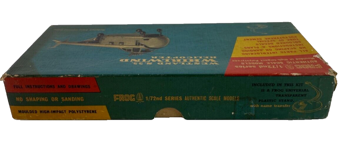 FROG 322P Westland S.55 Whirlwind Helicopter 1/72 Model Kit – Vintage RARE! 2094