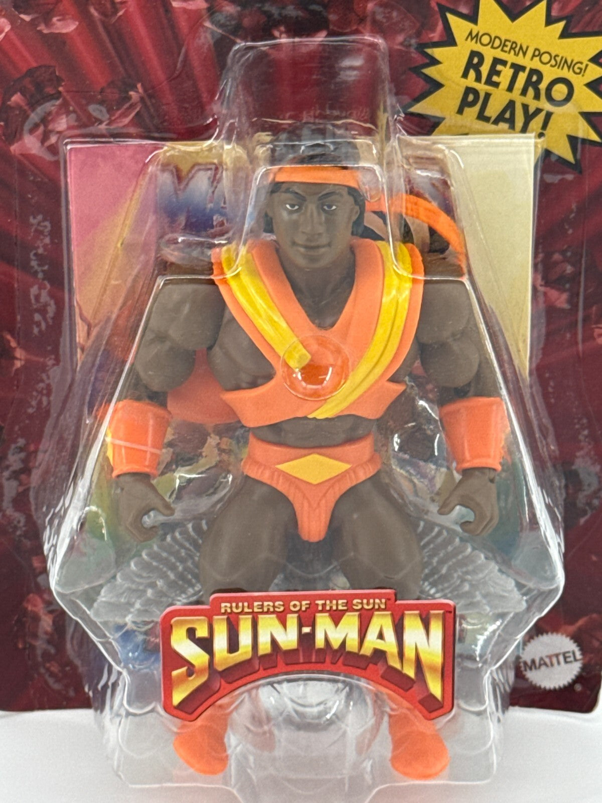 MOTU Origins HYPNO 2023 Sun-Man Series Figure Rulers of the Sun Retro Play Matte