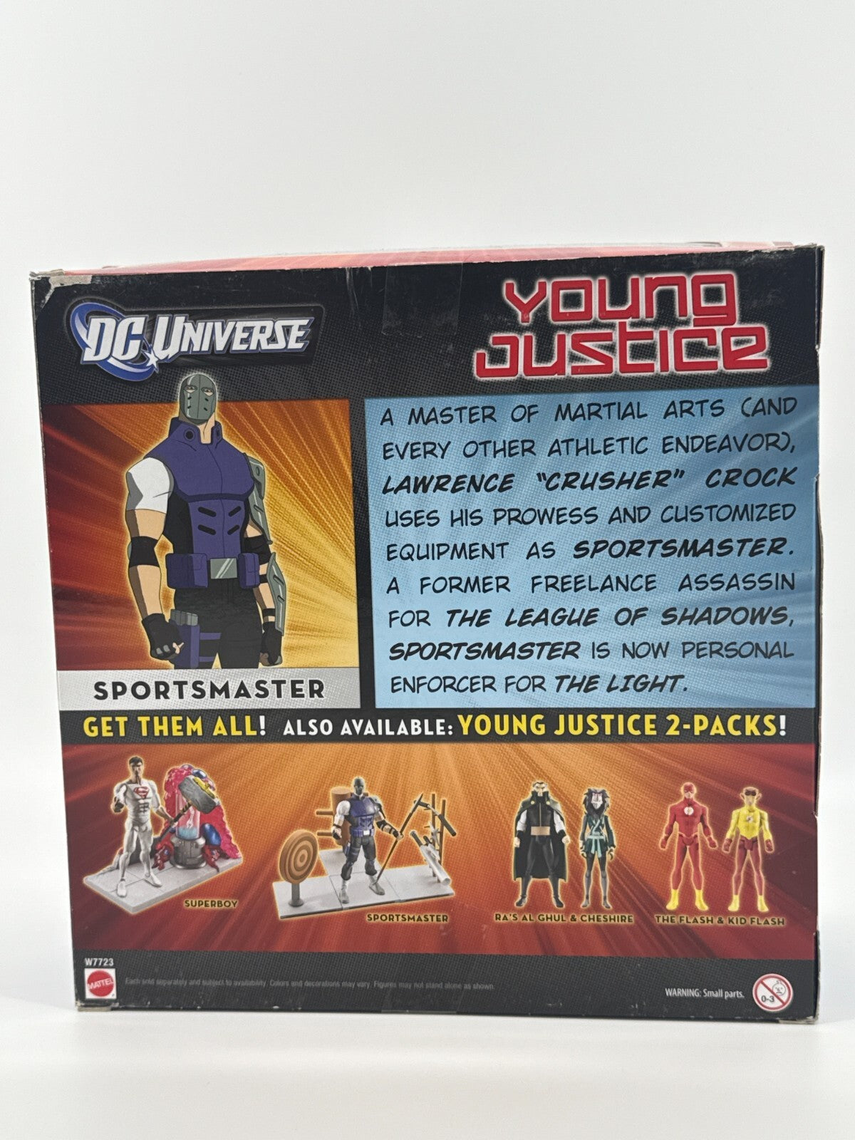 2011 MATTEL DC UNIVERSE CLASSICS YOUNG JUSTICE SPORTSMASTER 6” FIGURE SEALED