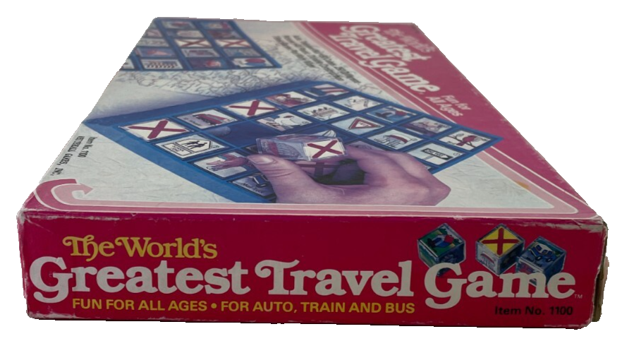 World’s Greatest Travel Game 1985 Whitehall Complete VTG Board Game Good Cond FS