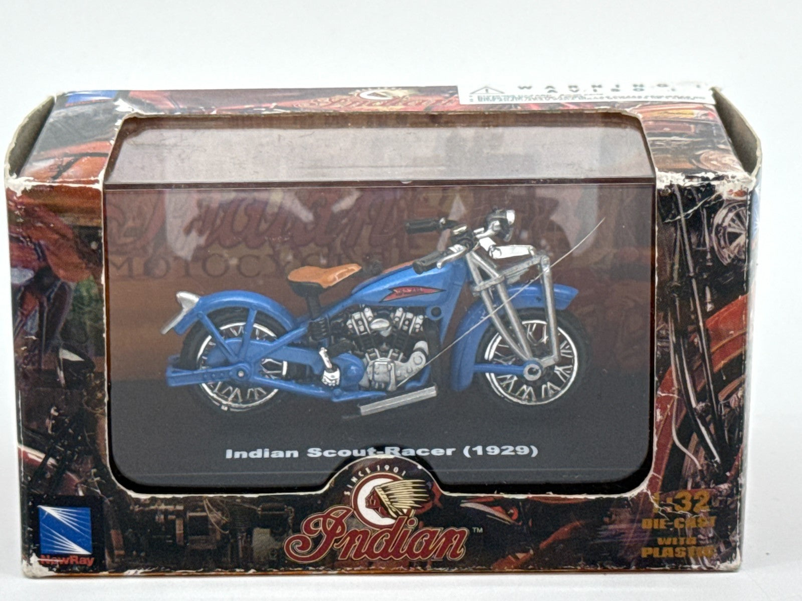 Indian Motorcycle Diecast Lot 5 NewRay 1:32 Camel Back Twin Scout Junior Boxed