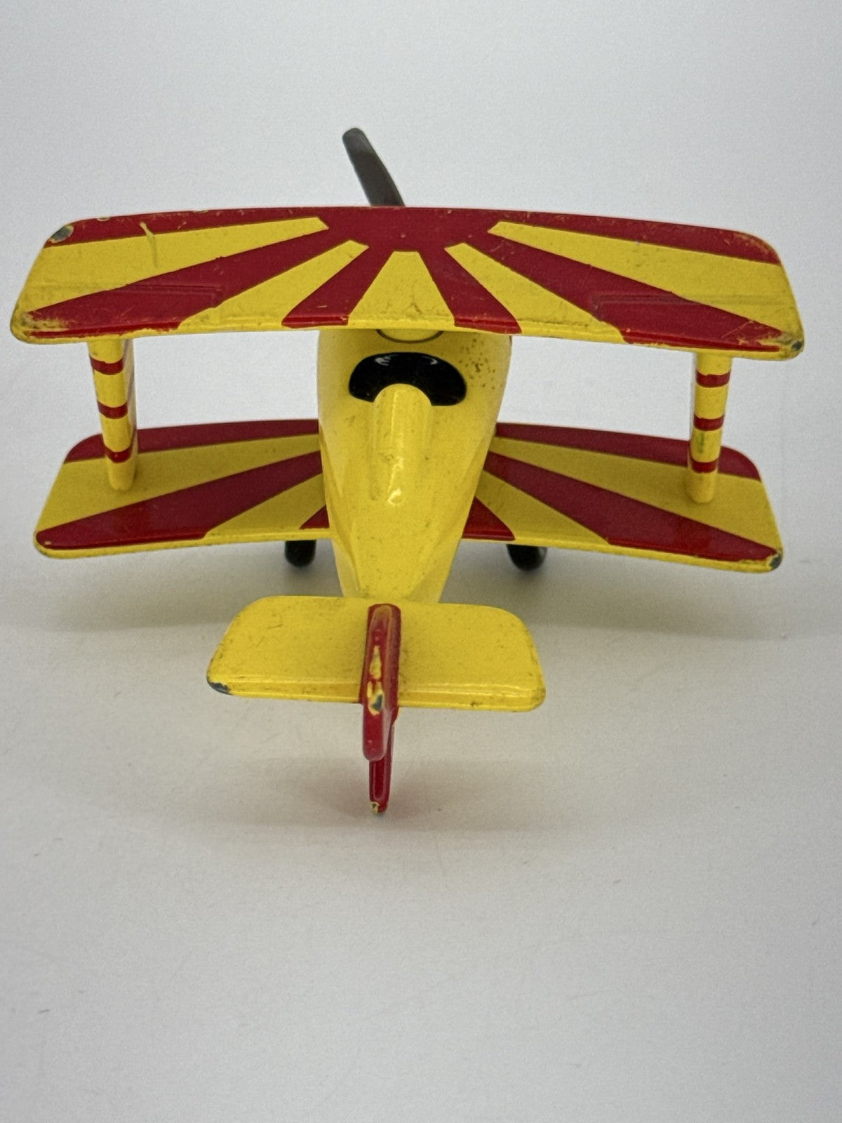 ERTL Thomas & Friends Bi-Plane Airplane Diecast Metal Yellow Red 1999