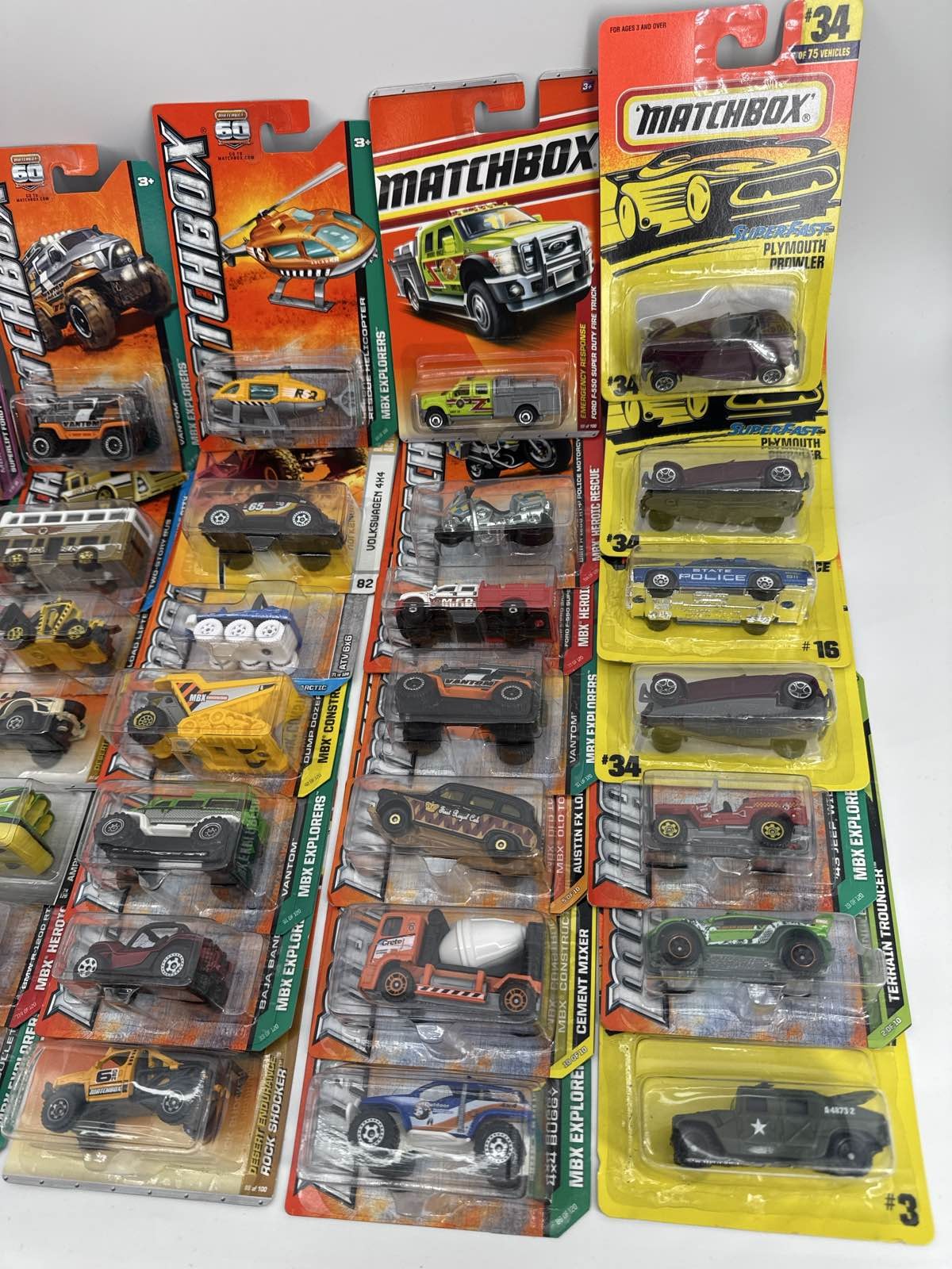 Matchbox Diecast Cars Lot 30+ New in Box Plymouth Prowler