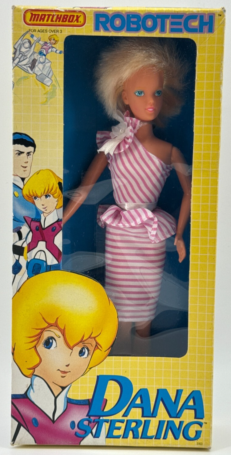 1985 Matchbox Robotech Dana Sterling 12" Doll Harmony Gold NIB VTG Anime RARE