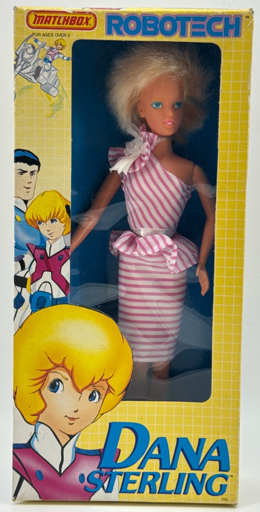 1985 Matchbox Robotech Dana Sterling 12" Doll Harmony Gold NIB VTG Anime RARE