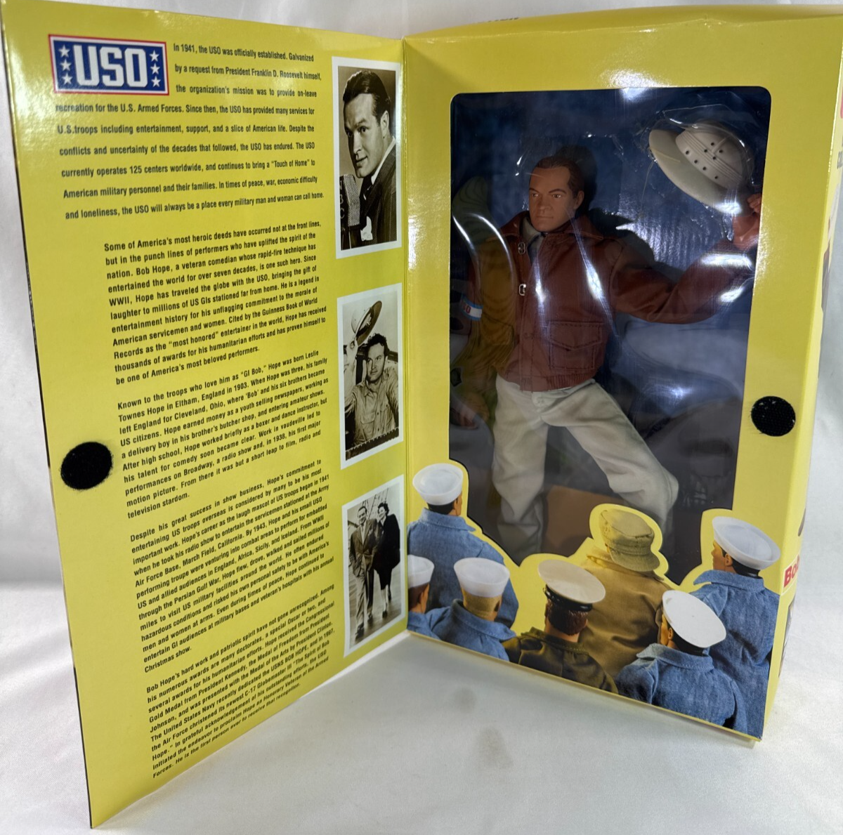 GI Joe Classic Collection Bob Hope Hollywood Heroes 12" NIB Hasbro 1998 Sealed