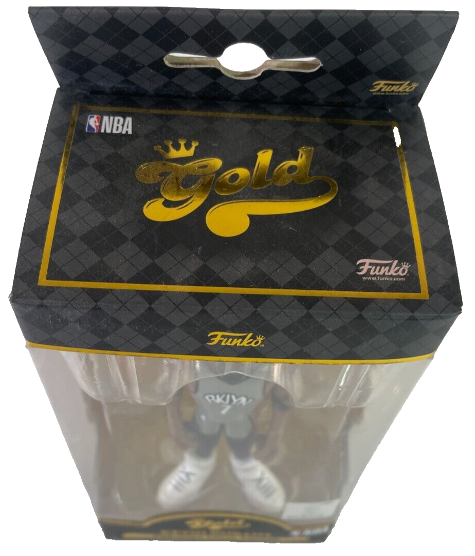 Funko Gold NBA Kevin Durant Brooklyn Nets Vinyl Figure – Premium Collectible! 🏀