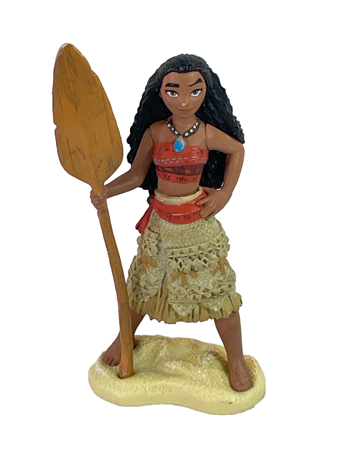 Disney Moana Mini Figure with Shell & Flower - Collectible Toy Lot of 9