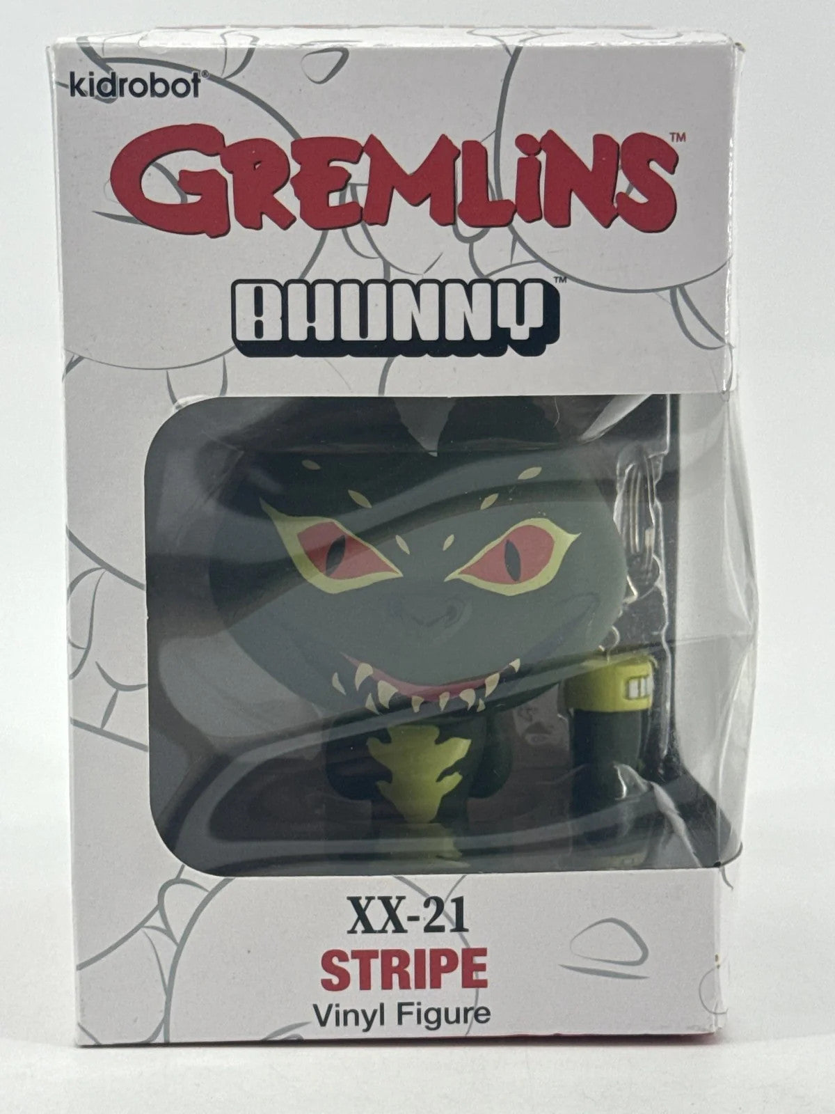 Kidrobot Gremlins Stripe XX-21 Vinyl Figure Keychain Apparel Clothing New NWT
