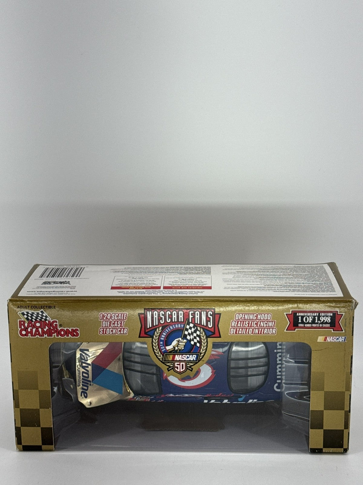 NASCAR 50th Anniversary 1998 Valvoline Gold 1:24 Racing Champions Diecast