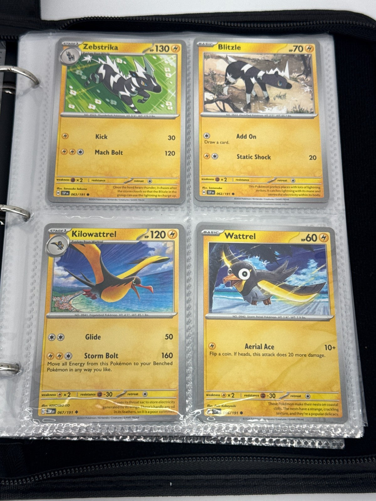Pokémon Mewtwo Binder Lot 100+ Mixed Type Cards Grass Electric Psychic Bundle