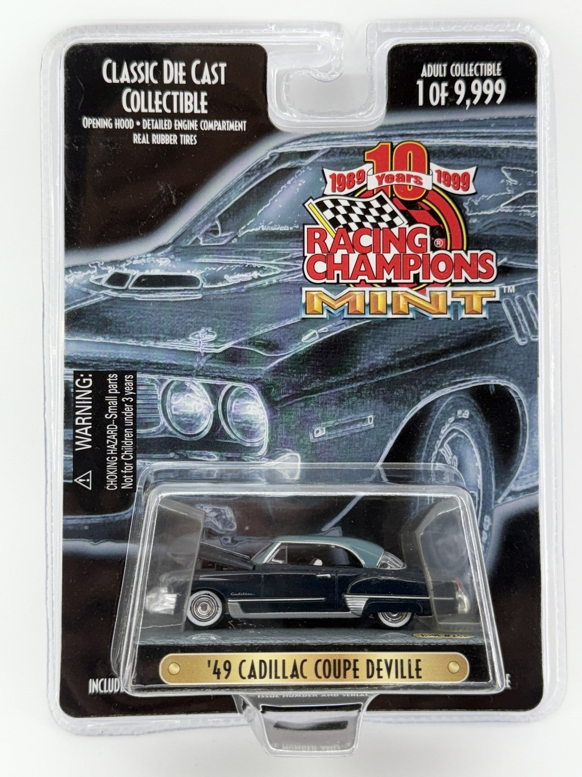 Racing Champions Mint 1949 Cadillac Coupe Deville 1:64 Die Cast 1 of 9,999 RARE