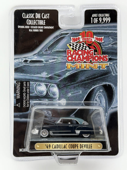 Racing Champions Mint 1949 Cadillac Coupe Deville 1:64 Die Cast 1 of 9,999 RARE