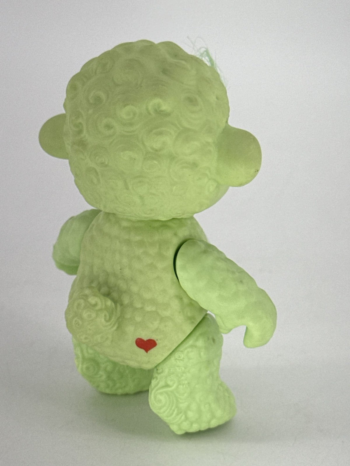 1984 Kenner Care Bear Cousins Gentle Heart Lamb Green Plush 13