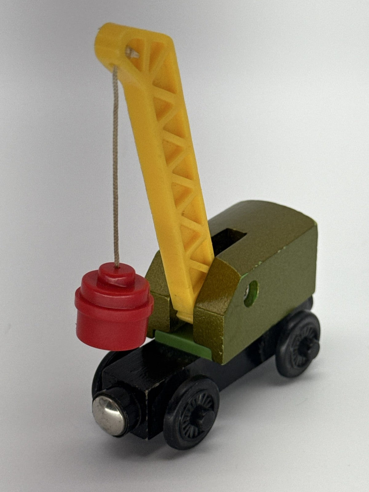 Thomas & Friends Wooden Railway Breakdown Train Crane Car Magnetic Gold