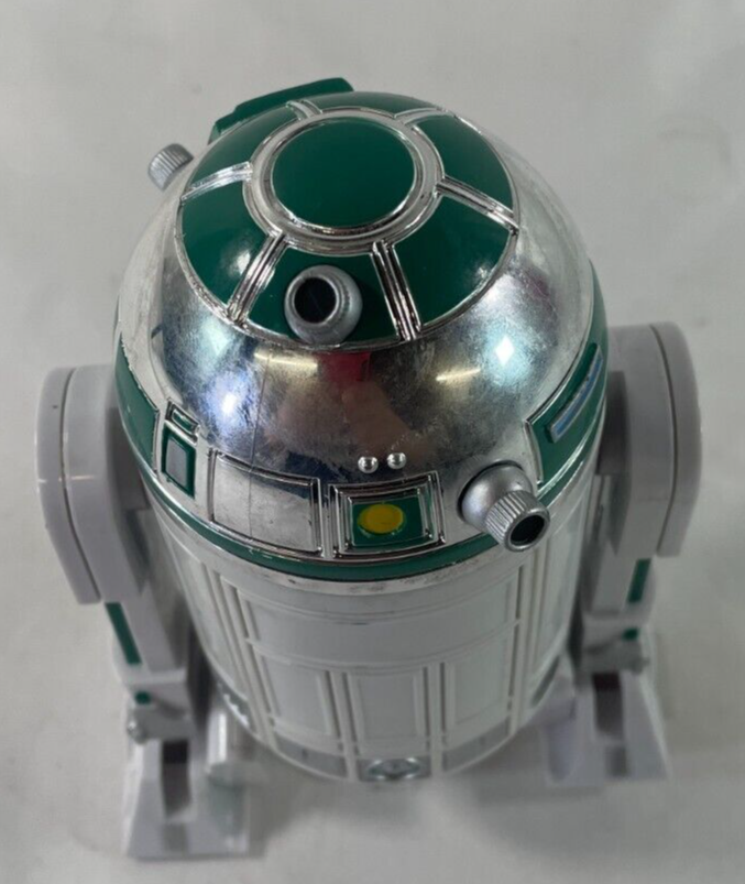 Vintage 1997 Hasbro Star Wars R2-D2 7" Droid Action Figure Green Variant Kenner