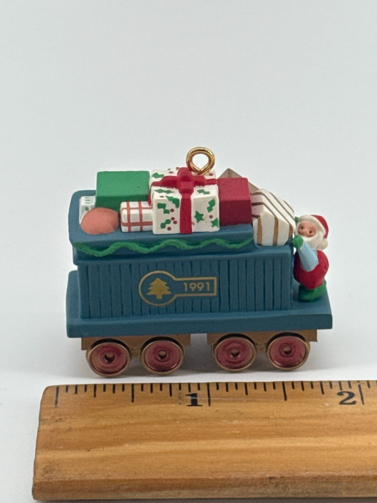Hallmark Keepsake Claus & Co Train Ornament Set 1997-2000 4pc Locomotive