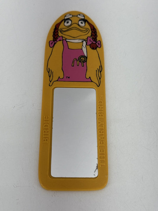 Vintage 1985 McDonalds Birdie The Early Bird Mirror Happy Meal Toy Bookmark