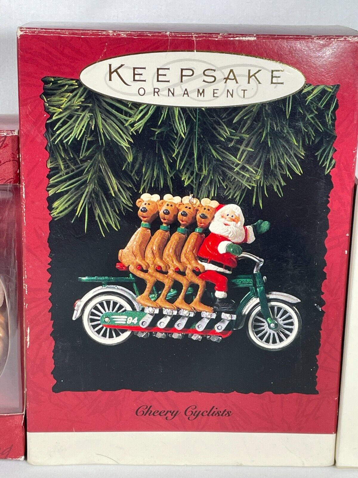 Hallmark Keepsake Ornament Lot 6 Vintage Rare Santa Charmer Cocoa Bicycle DB