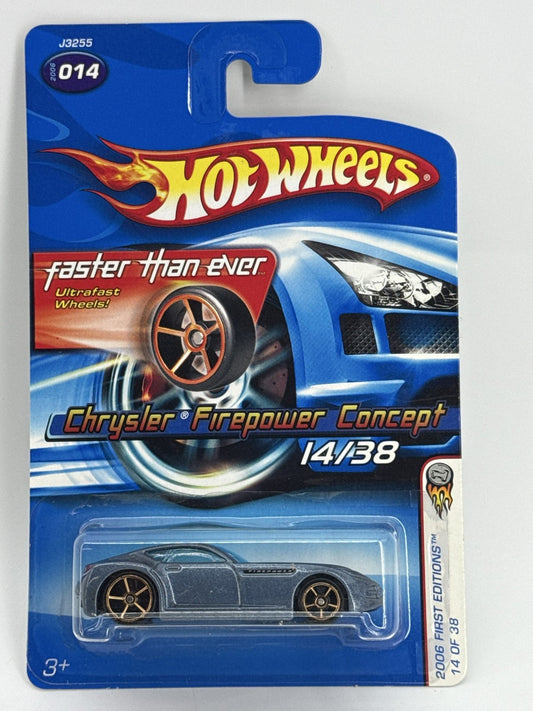 2006 Hot Wheels Chrysler Firepower Concept FTE 1st Ed 14/38 #014