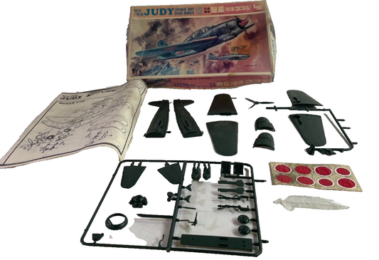 LS Models Kit 8 D4Y3 Type 33 JUDY Japanese Navy Bomber 1/72 Vintage 2084