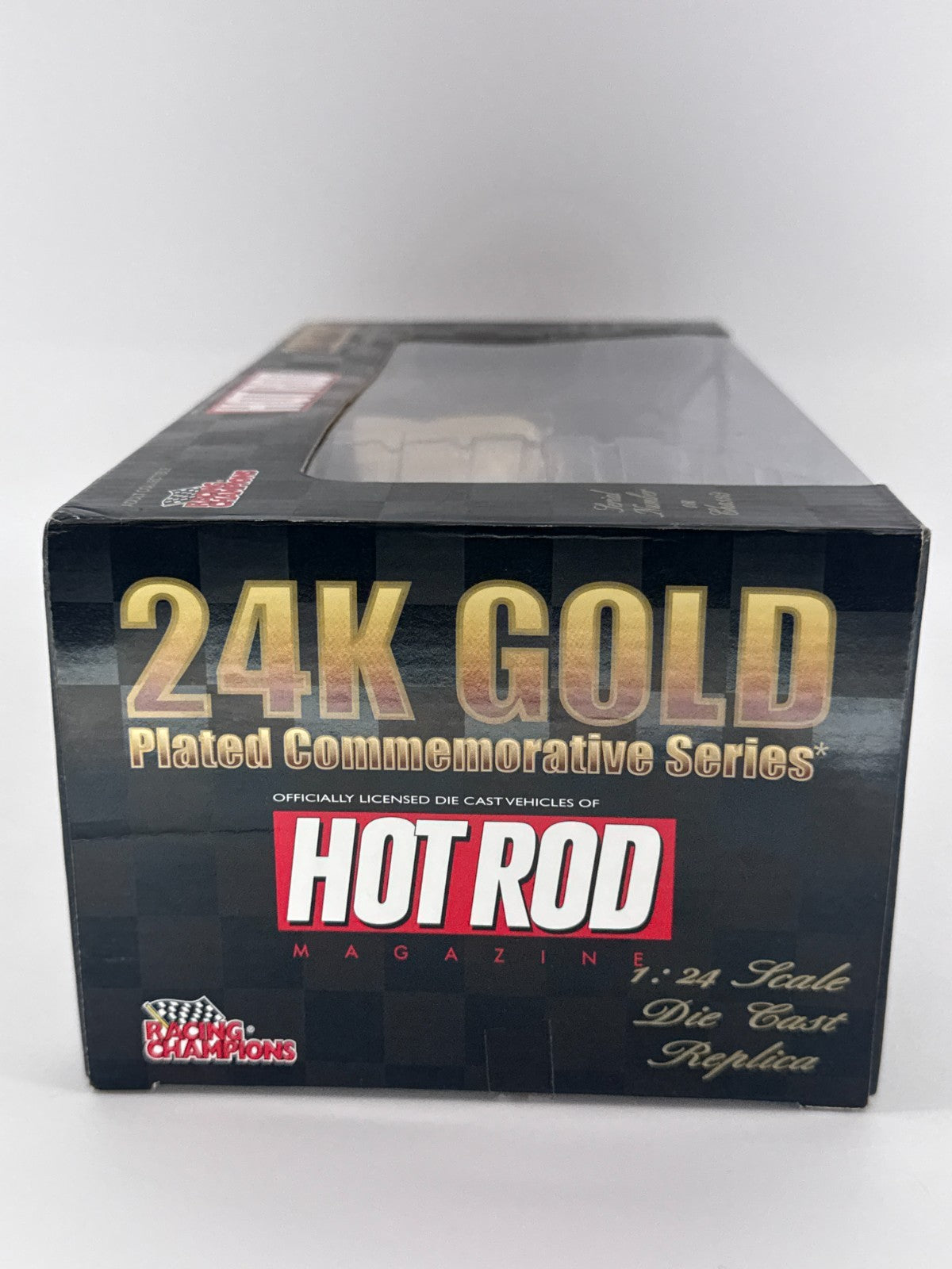 Racing Champions 1:24 24K Gold Plated Hot Rod Diecast Car – Reflections in Gold,
