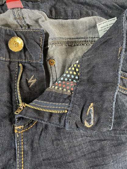 Freestyle Revolution Jeans Womens 20 Dark Wash Stretch Denim Bowie Sand Straight