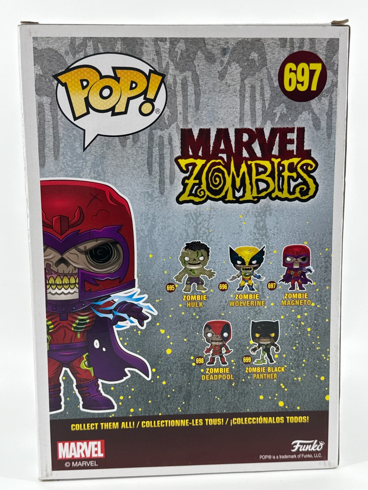 Funko Pop! Jumbo 10" Zombie Magneto Marvel Zombies #697 Walmart Exclusive Figure