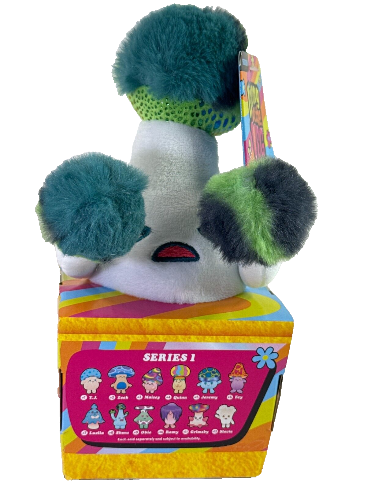 🌿🍄 Kellytoy Living On The Veg Series 1 – SHMU Mushroom Plush! 🍄🌿