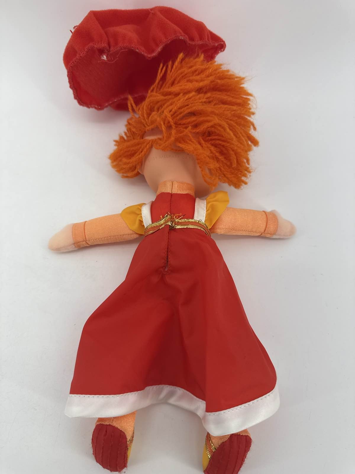 1983 Rainbow Brite LaLa Orange 10" Doll Plush Hallmark Mattel Red Dress